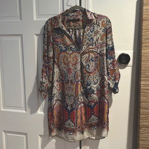Zara Paisley Print Dress